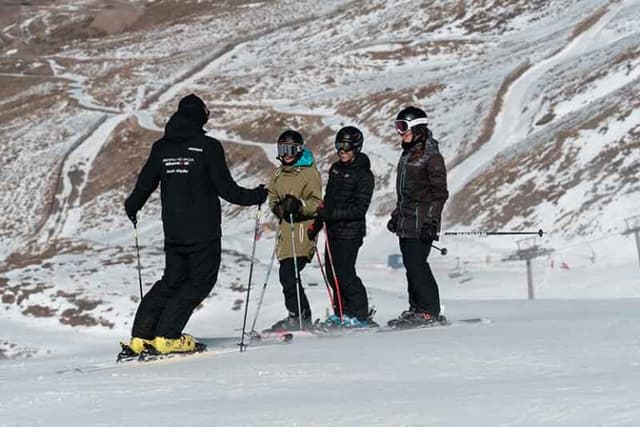 Clases de esquí familiar